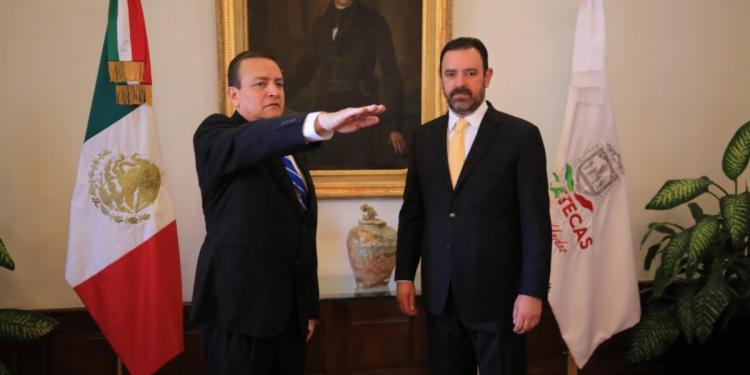 Gobernador toma protesta a rector de UPZ Campus Fresnillo y a director de CECYTEZ