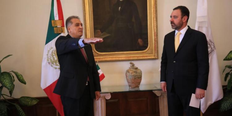 Gobernador toma protesta a rector de UPZ Campus Fresnillo y a director de CECYTEZ