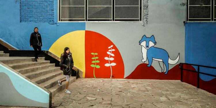 Nuevos murales en Parque Arroyo de la Plata