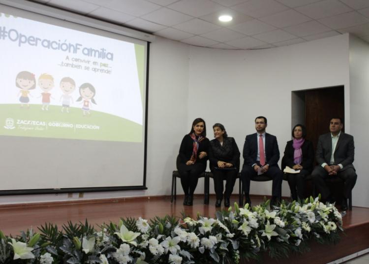 Presentan Operación Familia para combatir violencia en escuelas