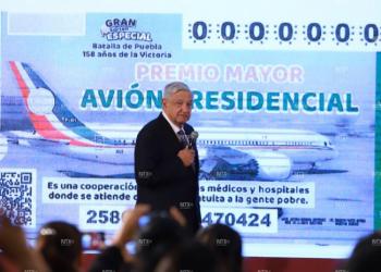 Así será el boleto para la rifa del avión presidencial