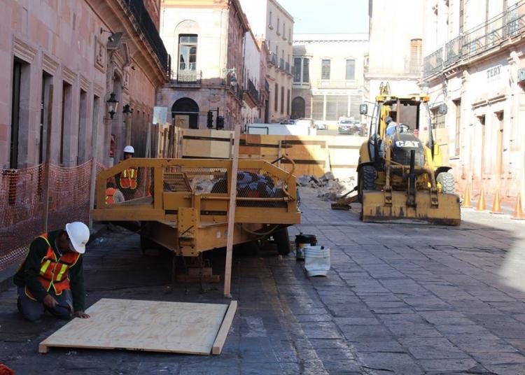 Concluirán obras del Centro Histórico hasta marzo
