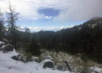 Prevén temperaturas de -10 grados en zonas montañosas