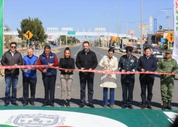 Inauguran obras de la avenida Plateros, en Fresnillo