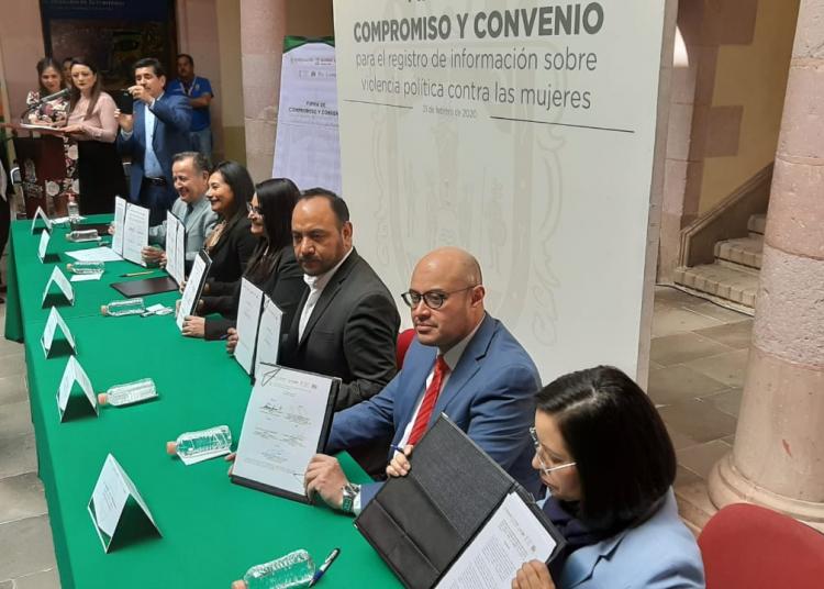 Firman convenio para visibilizar y evitar violencia contra la mujer