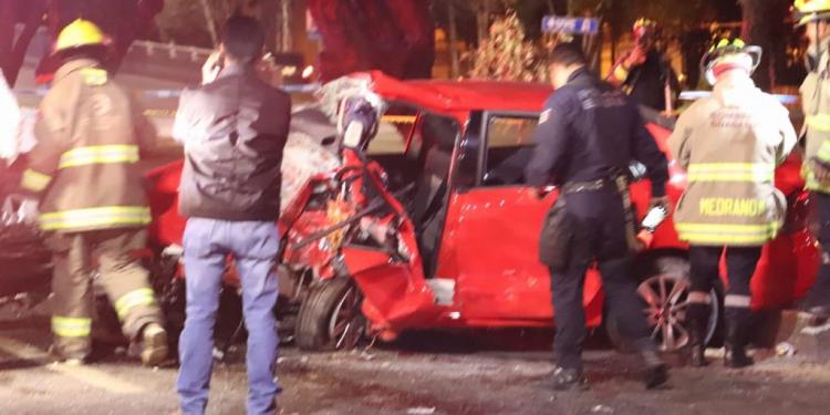 Aparatoso accidente en bulevar metropolitano deja un muerto y cinco heridos