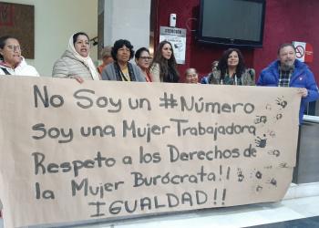 Mujeres denuncian hostigamiento laboral ante Congreso