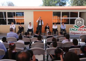 Inauguran escuela en Juchipila