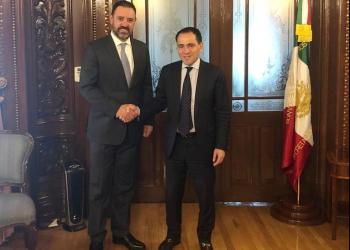 Tello se reúne con el Secretario de Hacienda Arturo Herrera