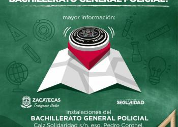 ¿Quieres ser parte del Bachillerato General Policial? ya vienen las preinscripciones