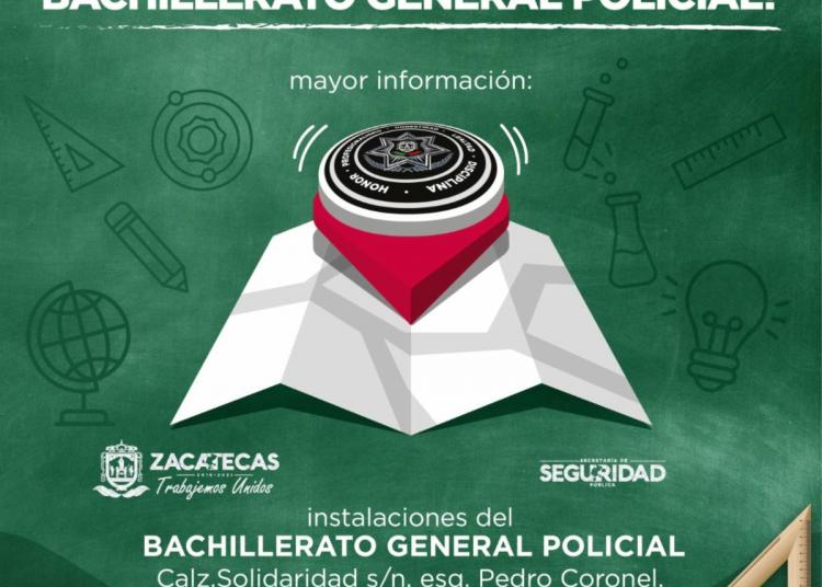 ¿Quieres ser parte del Bachillerato General Policial? ya vienen las preinscripciones