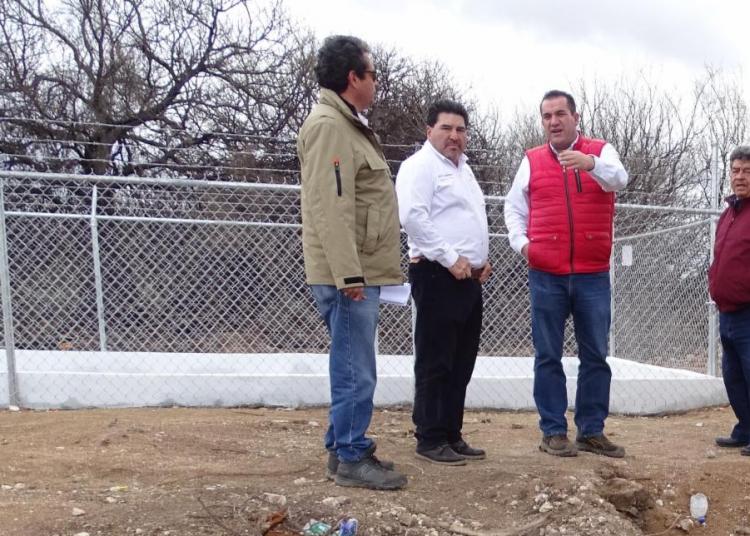 Termina gobierno estatal redes de alcantarillado en Noria de Ángeles