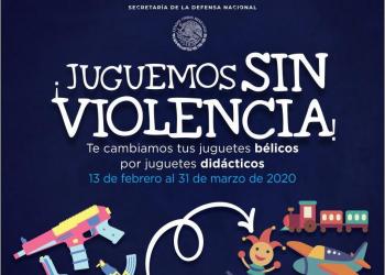 Inicia Campaña “Juguemos Sin Violencia”