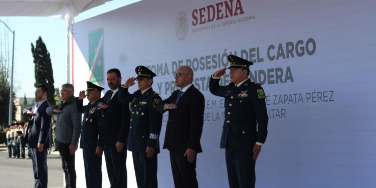 Toma protesta el nuevo comandante de la 11ª Zona Militar