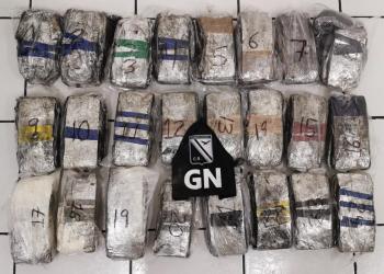 Aseguran 34 kilogramos de heroína