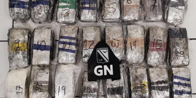 Aseguran 34 kilogramos de heroína