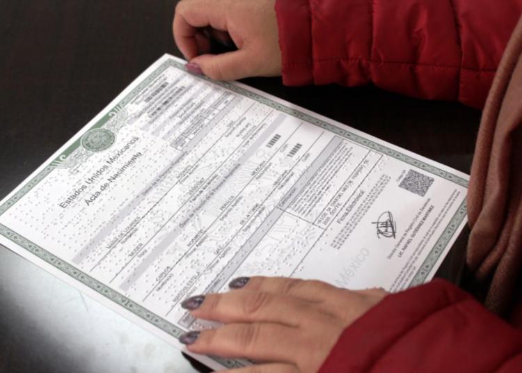 Zacatecas ya cuenta con actas de nacimiento en Sistema Braille