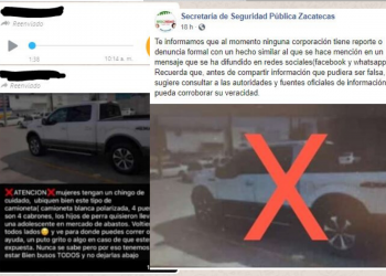 No existe reporte sobre supuesto secuestro que circula en redes: SSP