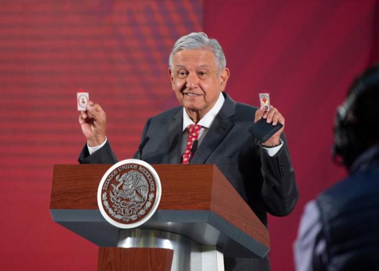 Presume AMLO “escudo protector” contra el coronavirus