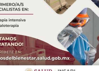 Abren convocatoria para contratar a Médicos del Bienestar por Covid-19