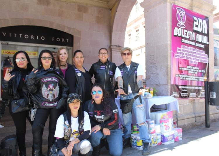 Catrina’s Bikers realiza colecta para Cerereso Femenil