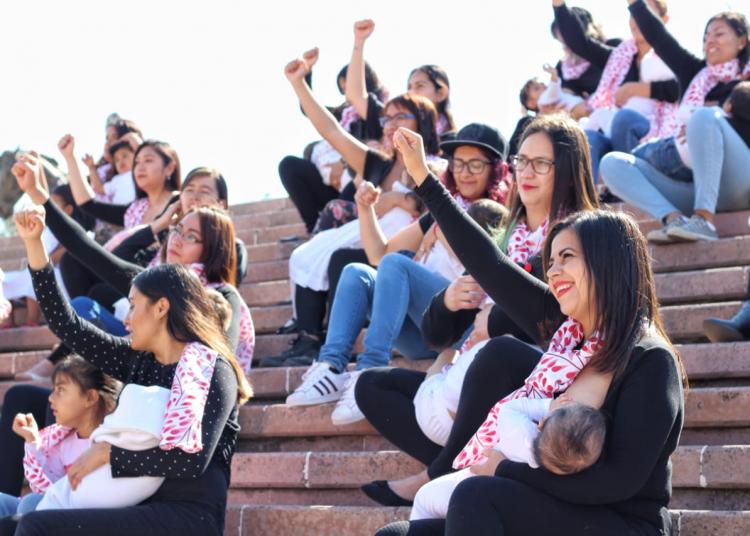 Por quinto año realizan madres tetada masiva