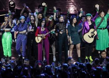 Dan voz a mujeres en su lucha contra violencia de género durante Spotify Awards