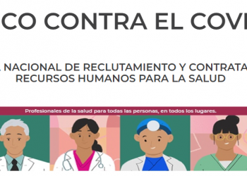 Anuncia Jornada Nacional de Reclutamiento la Secretaría de Salud por COVID-19