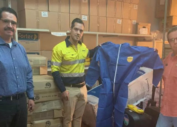 Dona Peñasquito 500 trajes de protección contra virus a SSZ