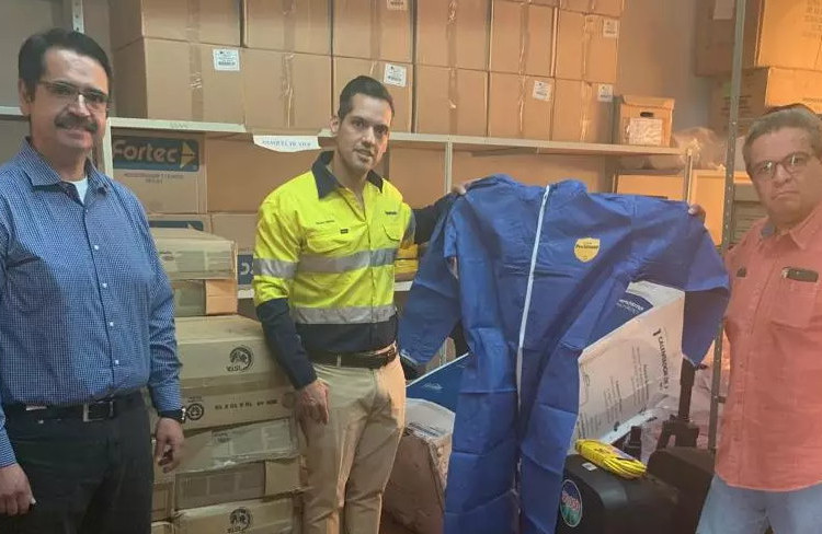 Dona Peñasquito 500 trajes de protección contra virus a SSZ
