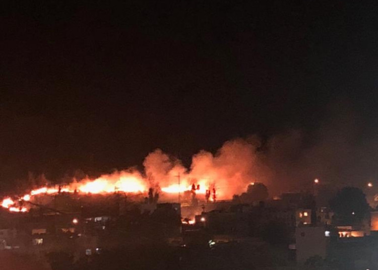 Sofocan incendio en el Cerro del grillo