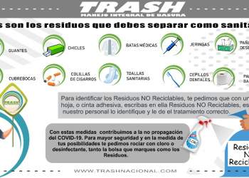 Trash exhorta a separar residuos durante contingencia