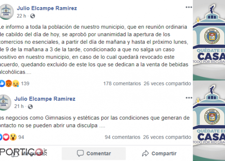 Reapertura de negocios en Río Grande, pero con excepciones