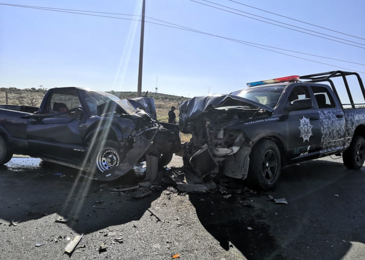 Mujer pierde la vida en choque contra patrulla de Metropol