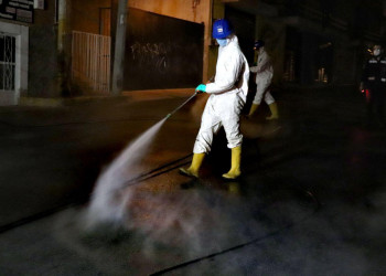 Continúa Zacatecas la desinfección y sanitización de espacios públicos