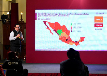 Van 27 mil 634 casos de COVID-19 y dos mil 704 decesos en México