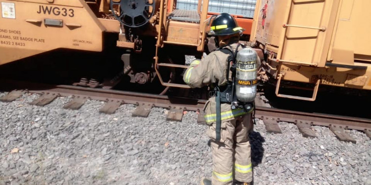 Se descarrila tren a espaldas de la Colonia San Fernando