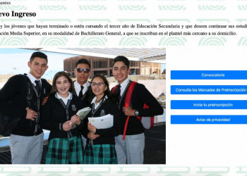 Amplía Cobaez periodo de preinscripción para estudiantes de nuevo ingreso