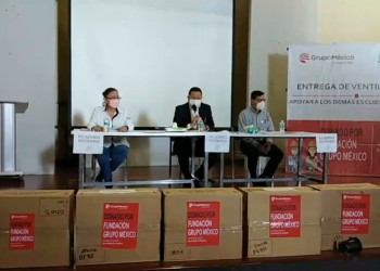 Grupo México dona 25 respiradores artificiales a la SSZ