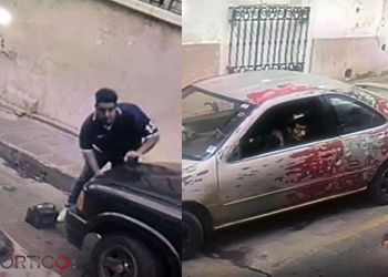 Graban a ladrones de autopartes en Centro Histórico de Zacatecas