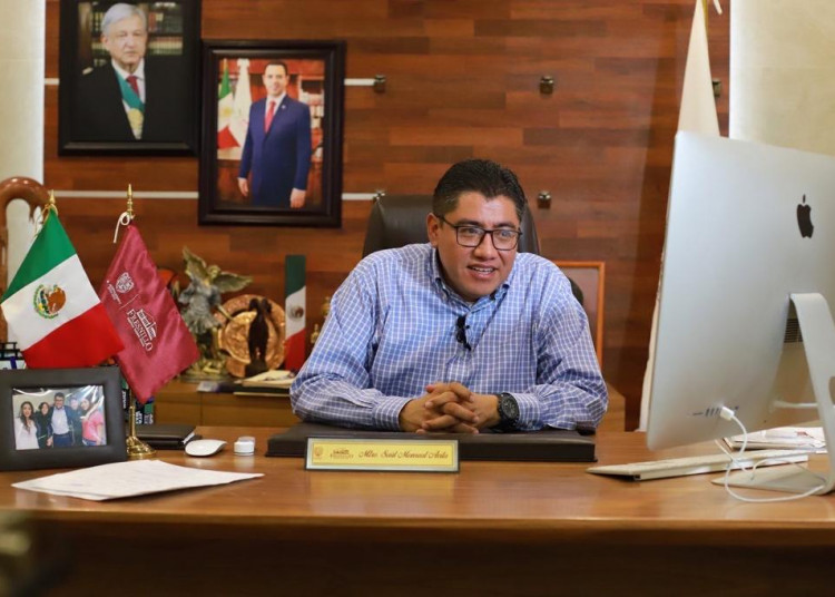 alcalde Saúl Monreal Ávila