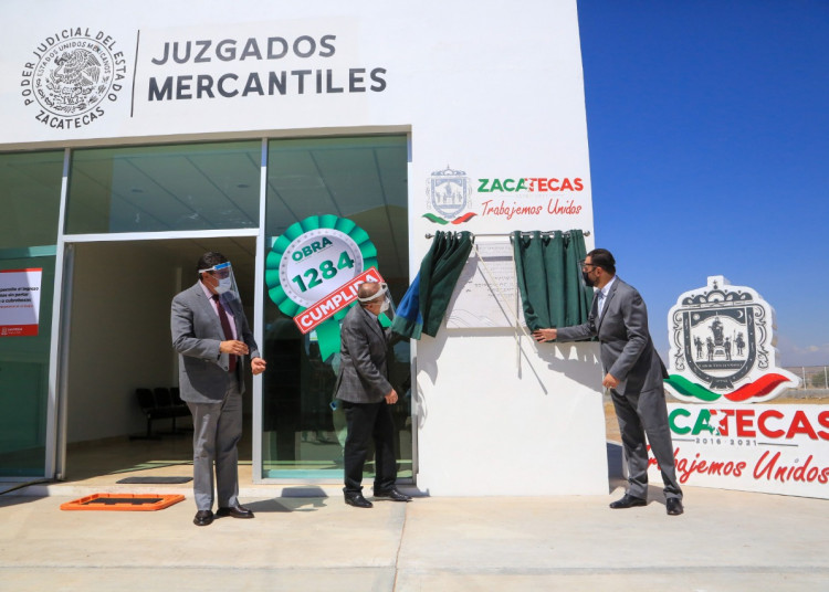 Inauguran el segundo Juzgado en materia mercantil de Fresnillo