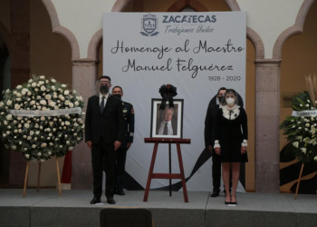 Zacatecas rinde homenaje a su gran artista Manuel Felguérez