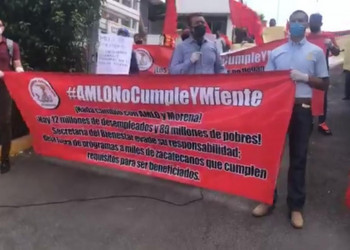 Antorchistas toman instalaciones de la Secretaría del Bienestar Zacatecas