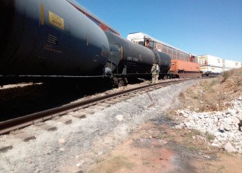 Se descarrila tren a espaldas de la Colonia San Fernando