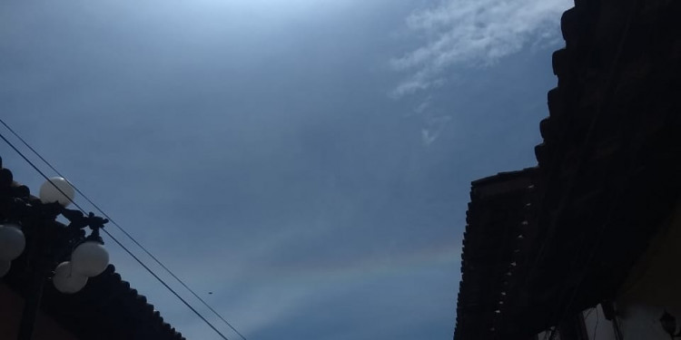 Sorprendente halo solar tras sismo en México