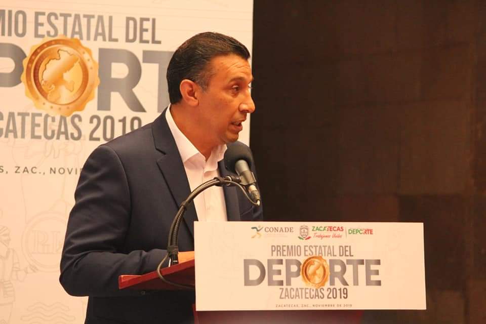 Adolfo Márquez Vera, director del Instituto de Cultura Física y Deporte de Zacatecas (Incufidez)