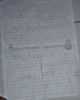 Nota de la abuela, abandonan a bebé en Tlaltenango