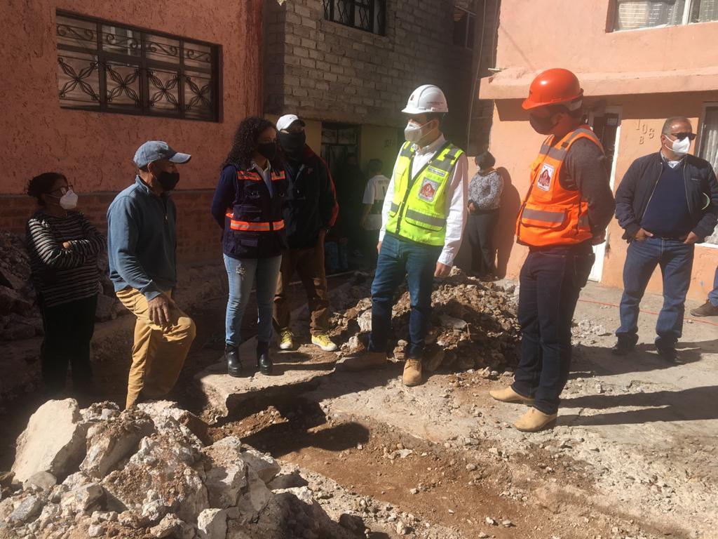 Mantiene Ulises Mejía supervisión de avance en obras citadinas
