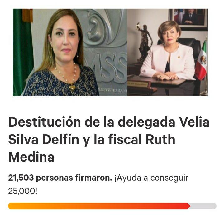 Piden destitución de Fiscal de Durango y delegada del IMSS de Tamaulipas